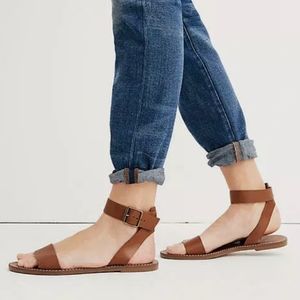 Madewell Boardwalk Ankle Buckle Sandals Size US 6